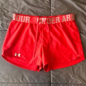 Pink Under Armour Athletic Shorts